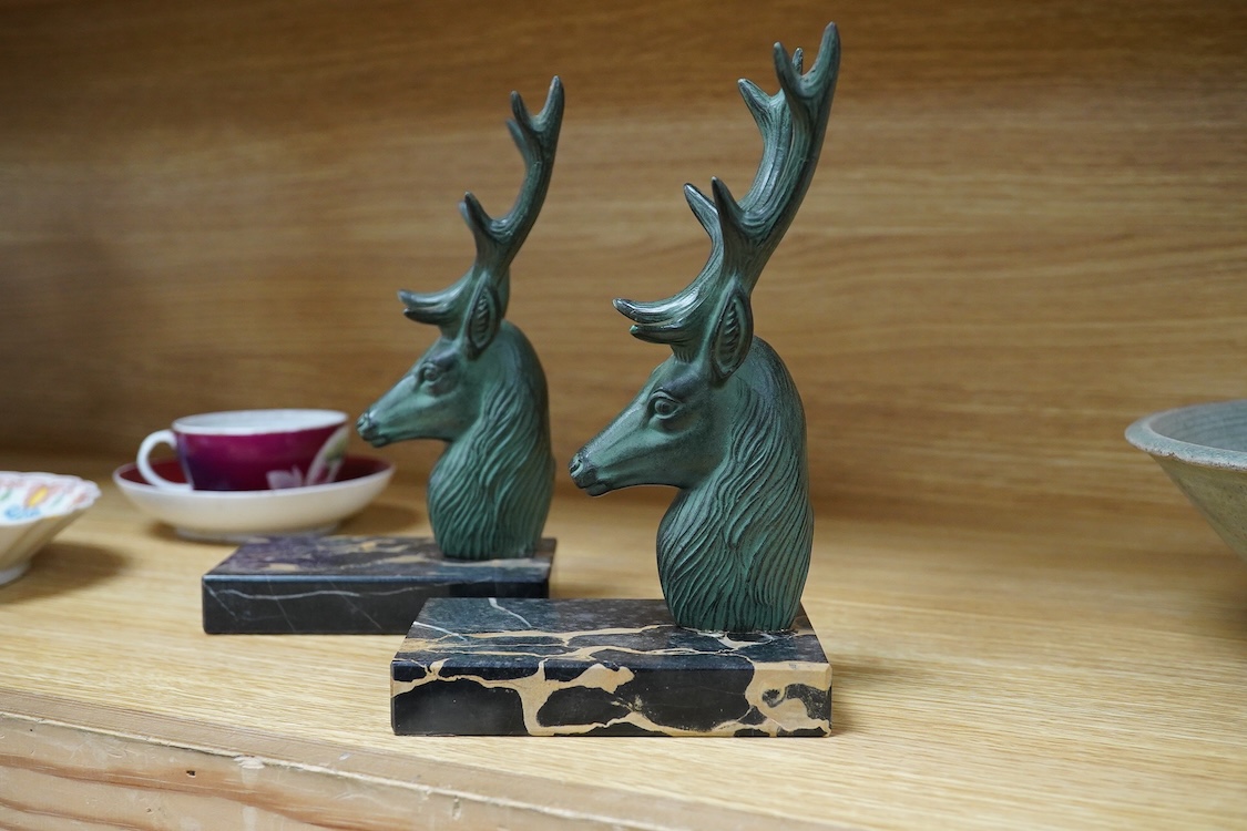 A Beswick model of an elephant and a Staffordshire jug, c.1840, largest 34cm wide